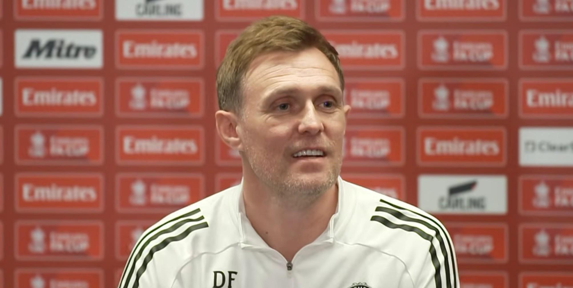 开云体育网页版登录入口-弗莱彻：曼联的青训营人才济济；还没和拉特克利夫爵士交流过